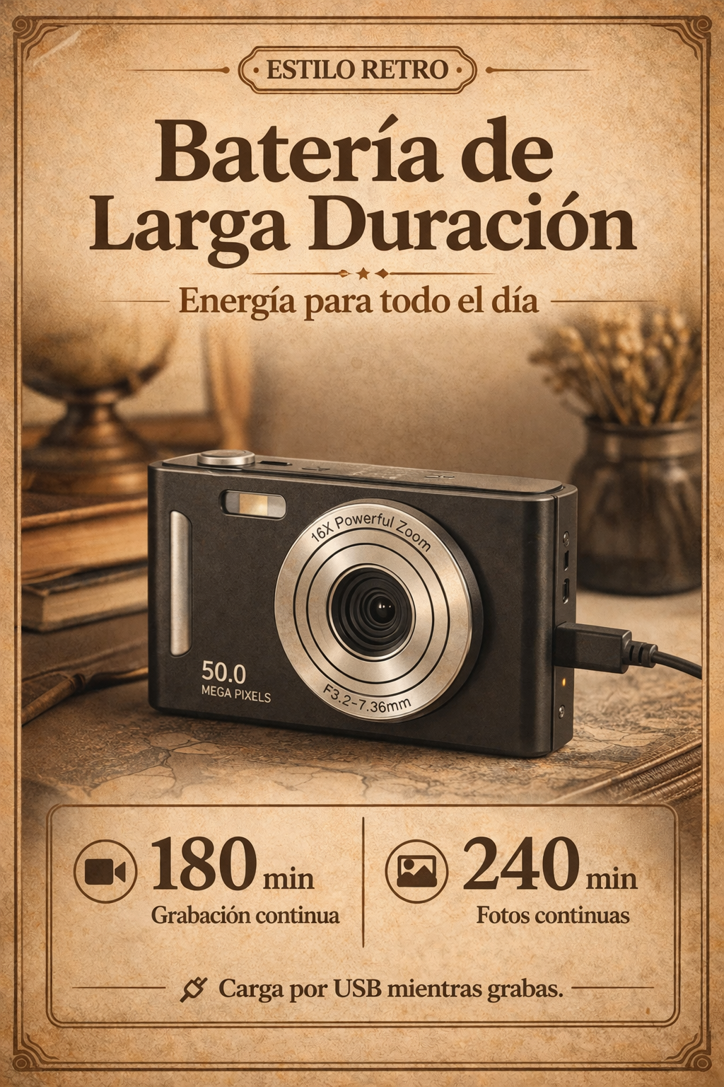 Camara Retro 50MP