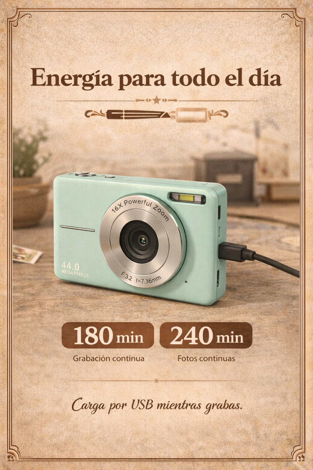 Camara Retro 44MP