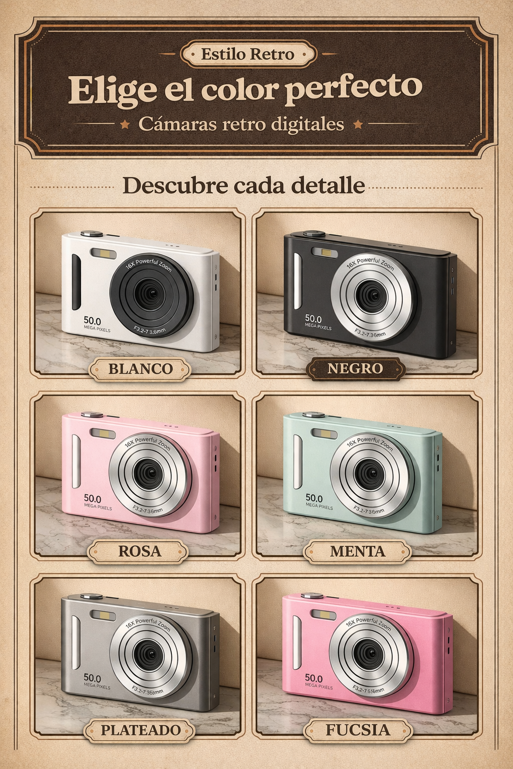 Camara Retro 50MP